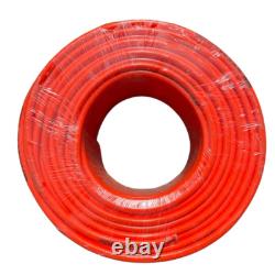 100m Water Fed Pole Hose 8mm Microbore Pipe WFP FREE Clips & Driver Orange
