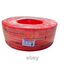 100m Water Fed Pole Hose 8mm Microbore Pipe WFP FREE Clips & Driver Orange
