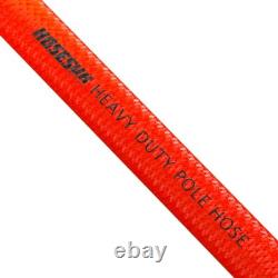 100m Water Fed Pole Hose 8mm Microbore Pipe WFP FREE Clips & Driver Orange