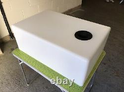 105L Flat Water Storage Tank And Tap Window Cleaning/Camping/Valeting. Used