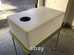105L Flat Water Storage Tank And Tap Window Cleaning/Camping/Valeting. Used