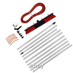 (10.5m Pole Plus 50cm Water Brush)Water Fed Pole Kit Full Accessories Alloy