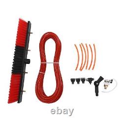 (10.5m Pole Plus 50cm Water Brush) Water Powered Cleaning System Large