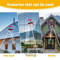 10m Water Brush Adjustable Window Cleaning Pole Solar Panel Cleaning Brush UK