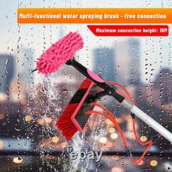 10m Water Brush Adjustable Window Cleaning Pole Solar Panel Cleaning Brush UK