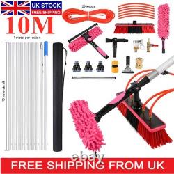 10m Water Fed Pole Kit Solar Panel Window Cleaning Pole with Extendable Handle