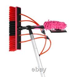 10m Water Fed Telescopic Window Cleaning Pole Conservatory Roof Cleaner Brush