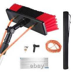 10m Window Cleaning Pole Water Fed Telescopic Brush Photovoltaic Panel Cleaning