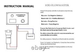 12V 20A Digital Water Pump Controller for Waterfed Pole Window Cleaning white