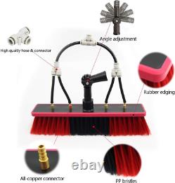 12ft 30ft Window Cleaning Pole Water Fed Pole Kit Telescopic Brush Extendable