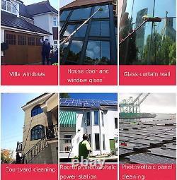 12ft 30ft Window Cleaning Pole Water Fed Pole Kit Telescopic Brush Extendable