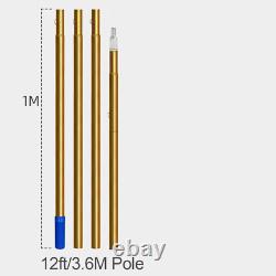 12ft 30ft Window Cleaning Pole Water Fed Pole Kit Telescopic Brush Extendable