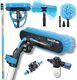 12ft(3.6m) Washing Kit Water-fed Brush, Cobweb Duster And 10(25cm) Squeegee An
