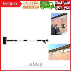 13 Foot Water Fed Telescopic Window Cleaning Pole with Squeegee & Soap Dispen