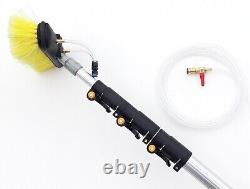 13ft Window cleaning Pole Water Fed Telescopic Hose Fed Extendable Cleaner Brush
