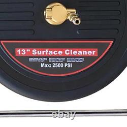 13inch High Pressure Power Washer Flat Surface Cleaner with 2 Power Washer