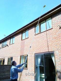 16FT Water Fed Window Cleaning Pole Extendable Telescopic Window Cleaning K