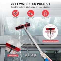 16.5 FT Water Fed Pole Kit Solar Panel Cleaning Kit Window 16.5 FT / 5M