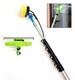 17ft-20ft-24ft Water Fed Window Cleaning Pole Telescopic Hose Fed Brush Kit