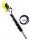 17ft-20ft-24ft Water Hose Fed Window Cleaning Pole Telescopic Cleaner Brush Kit
