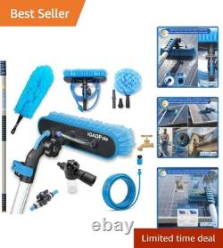 17ft Pole Telescopic Water-Fed Solar Panel and Window Cleaning Pole Kit Ext