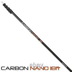 18 Foot Carbon Nano Water Fed Cleaning Pole Super High Modulus Carbon WFP
