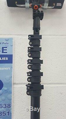 18ft HighRise Water Fed Poles 60% carbon fibre. Including attachments