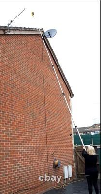 18ft Window cleaning Pole Water Fed Telescopic Hose Fed Cleaner Brush