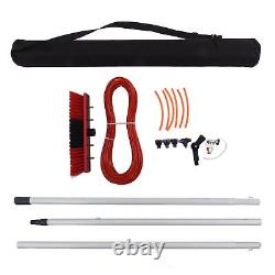 (1) Water Fed Telescopic Brush Alloy Portable Stable Water Fed Pole Kit