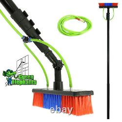 20FT Water Fed Window Cleaning Pole Cleaning Extended Extension Brush