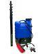 20 L Window Cleaning Backpack Blue Man And 25 Ft Impressor Gs Pole Set
