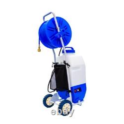 20' Telescopic Window cleaning Pole & 20L pure water tank trolley PROFESSIONAL
