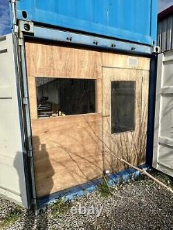 20 foot shipping container Water Tight, Good, Clean With Carpet, Window And Door