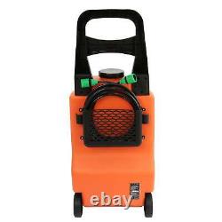 20ft Telescopic Water Fed Window Cleaning Pole 30L Water Tank Trolley Kit
