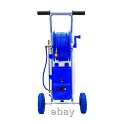 20ft Window Cleaning Telescopic Water Fed Pole + 45L Spray Tank Trolley System