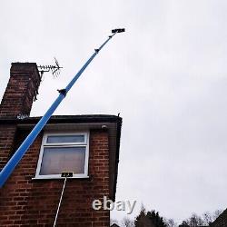 22ft Full Carbon Window Cleaning Telescopic Water Fed Pole & Brush