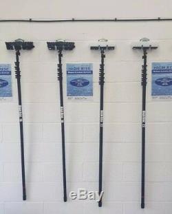 22ft HighRise Water Fed Poles 60% carbon fibre. Including attachments