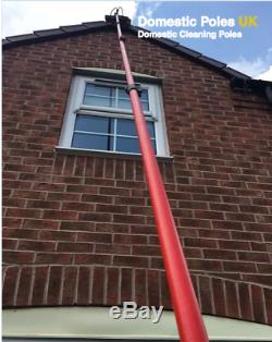 22ft Window Cleaning Brush, Water Fed Pole, Full Kit, Working Reach up to 7M