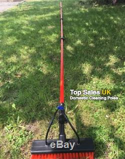 22ft Window Cleaning Brush, Water Fed Pole, Full Kit, Working Reach up to 7M