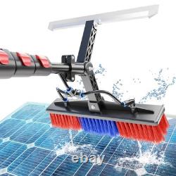 24FT Window Cleaning Pole Water-Fed Brush Roof Kit Extendable Telescopic