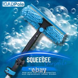 24ft Telescopic Water Fed Window Cleaning Pole Kit Extendable Reach Cleaner 24ft Telescopic Water Fed Window Cleaning Pole Kit Extendable Reach Cleaner