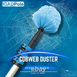 24ft Telescopic Water Fed Window Cleaning Pole Kit Extendable Reach Cleaner