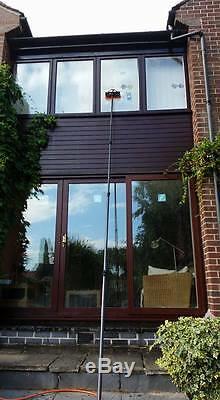 25 Foot Evolution Fibre Glass Water Fed Pole V3, Hose & Connector + Free UK Del