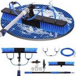25ft Water Fed Window Cleaning Pole Cleaner Equipment Extension Brush Kit Tool