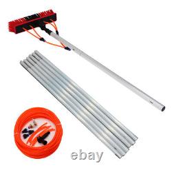26ft Long Cleaning Brush Windowith Car Cleaning Tool with 65ft Water Hose
