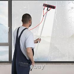 26ft Telescopic Window & Solar Panel Cleaning Pole Water Fed Cleaning Brush Kit