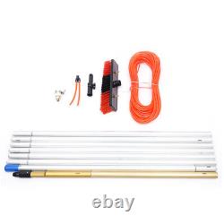 26ft Water Fed Window Cleaning Vacuum Extendable Water Fed Brush