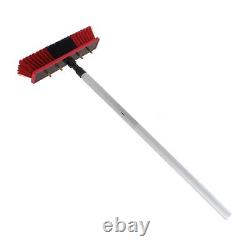 (2)Telescopic Water Feed Brush Water Feed Bar Kit Easy To Use Alloy Corner