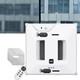 3000pa Intelligent Window Cleaning Robot With Double-sided Spray Water Cleaner