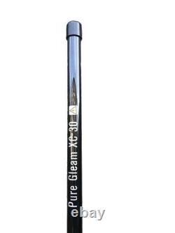 30ft Pure Gleam XC Carbon Fibre Water Fed Pole 3k Carbon Fibre